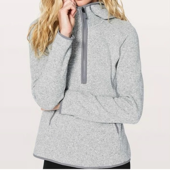 Lululemon Athletica Heathered Gray Hoodie - Picture 7 of 7